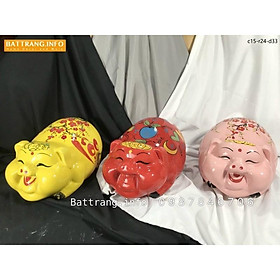 heo híp Tài Lộc - gốm sứ Bát Tràng