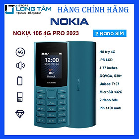 Hình ảnh Điện thoại di động Nokia 105 4G Pro - Hàng chính hãng