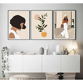 Mua set 3 tranh treo tường hiện đại.