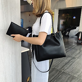 IELGY Leisure large capacity tote bag women's bag versatile handbag single shoulder messenger bag shopping bag bag bag