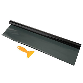 50 %  VLT   Black   Car   Home   Glass   Window   Shade   TINT   Film   Vinyl   Roll   50cmx100cm