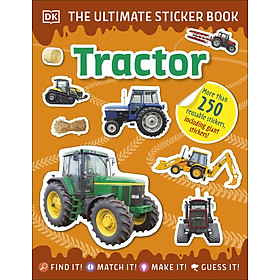 Hình ảnh Review sách The Ultimate Sticker Book Tractor