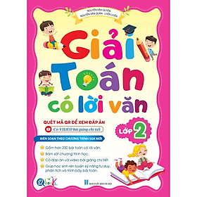 Giải TOÁN Có Lời Văn Lớp 2 - Chương Trình Mới (1 Cuốn) - Bản Quyền