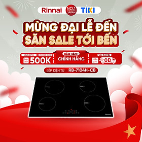 Mua Bếp từ Rinnai RB-7104H-CB mặt kính Schott 7400W - Hàng chính hãng.