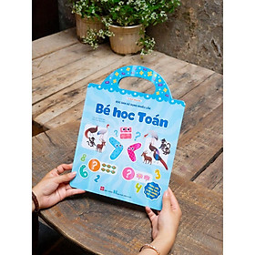 Sách Bóc Dán Sử Dụng Nhiều Lần (Thỏa Sức Sáng Tạo Trên Nhiều Bề Mặt) Cho Bé 3+ - Bé Học Toán