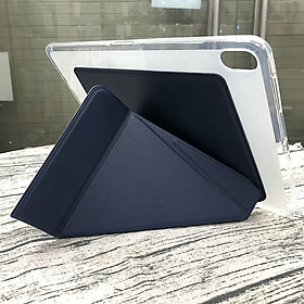 Bao da dành cho iPad Mini 7 , Mini 6 hiệu ONJESS lưng silicon gập tam giác hỗ trợ tắt mở màn hình - Hàng Nhập Khẩu - Màu Đỏ -  Mini 6