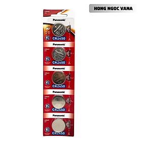 Mua Vỉ 5 Viên Pin CR2450 3V Panasonic - Hàng Chính Hãng