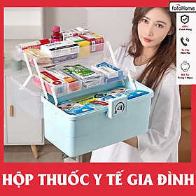 Hộp Đựng Thuốc Cỡ Lớn Tiện Dụng Cho Gia Đình Giao Màu Ngẫu Nhiên