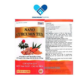 Viên uống nghệ giảm viêm loét dạ dày NANO CURCUMIN TEX - Rostex- Tủ Thuốc Bảo Châu