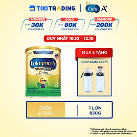 [Cho cả trẻ sinh mổ] Sữa bột Enfagrow A+ NeuroPro 3 C-Sec 800g cho trẻ từ 2-6 tuổi