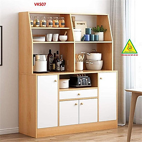 Tủ để đồ nhà bếp nhiều ngăn VKS07- Nội thất lắp ráp Viendong Adv