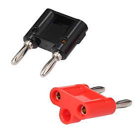 Jack Cắm Bắp Chuối Gắn Loa Chuyển Đổi Âm Thanh (4mm) - Đỏ Đen