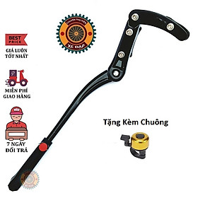 Chân chống xe đạp 2 điểm - Chất liệu cao cấp - Tặng kèm chuông xe đạp - 02