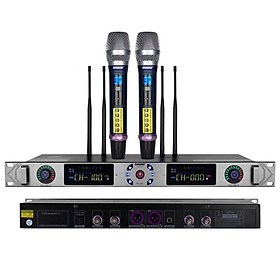 Mua Micro Shure UGX23 Plus - Model 2022 - Vỉ tím  tự ngắt - Hát nhẹ  tiếng tròn - Hàng nhập khẩu