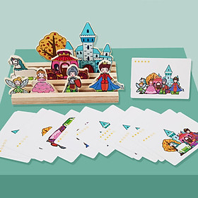 Infant Wooden Jigsaw Puzzle Sensory Toy for 1 2 3 Years Old Boys and Girls