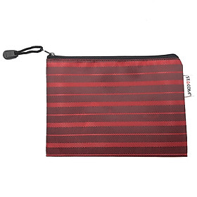 Bộ 2 Túi Đựng Có Khóa Kéo, Chống Nước (Zipper Bag) Stacom B6 - 19x14 cm - Màu Đỏ