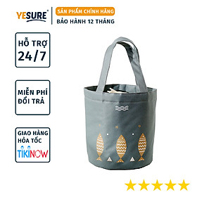 Túi Giữ Nhiệt Đựng Hộp Cơm Văn Phòng  Trụ Đứng Có Dây Buộc Miệng Chống Thấm YESURE Y1T1 - Hàng chính hãng