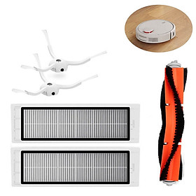 Vacuum Cleaner Filter Side Brush Roller Brush for Xiaomi Robot Vacuum Cleaner Spare Parts