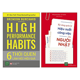 Combo 6 Thói Quen Làm Việc Hiệu Quả + Kỹ Năng Quản Lý Hiệu Suất Công Việc Của Người Nhật (Tặng Kèm 1 Cuốn Nhà Phát Minh Ý Tưởng)