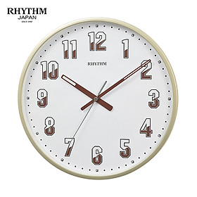 Mua Đồng hồ treo tường Nhật Bản Rhythm CMG599NR18 – Kt 30.6 x 4.0cm  630g. Vỏ nhựa. Dùng Pin.