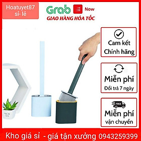 Mua Chổi vệ sinh nhà tắm  cọ silicon vệ sinh bồn cầu toilet Pulito PT-CVS