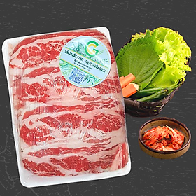 Ba chỉ bò Mỹ cắt thẳng/ cuộn 500g