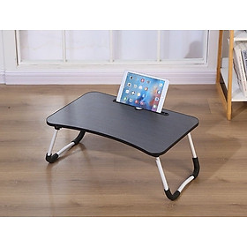 Mua Bàn học gấp gọn thông minh có khe cắm máy tính bảng  điện thoại - Hàng chính hãng