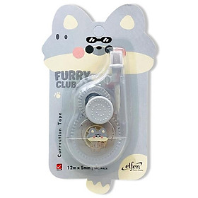 Xóa Kéo Furry Club - 5mm x 12m - Elfen - Chó Sói