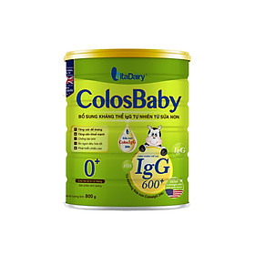 Sữa non COLOSBABY 600 IgG 0+ (800G)