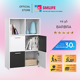 Mua Tủ để sách gỗ công nghiệp nhỏ gọn SMLIFE Barbra