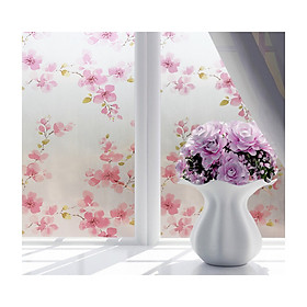 Mua Combo 5m Decal Giấy Dán Kính Hoa Mai Đỏ (5mx0.45m)