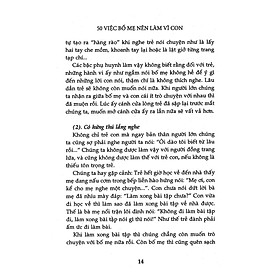 Sách 50 Việc Bố Mẹ Nên Làm Vì Con (Tái Bản 2015)