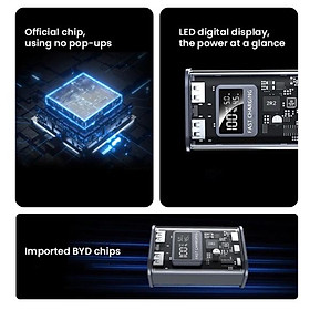 Mua Pin dự phòng trong suốt công nghệ mới 22.5W 10.000mAh