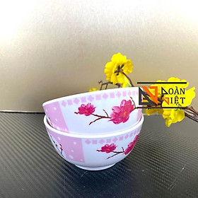 Mua Chén CƠM MECA  COMBO 5 CÁI  cao cấp 11cm - HÀNG VIỆT NAM CHẤT LƯỢNG CAO  hoa văn sang trọng