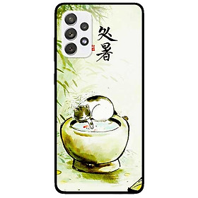 Ốp lưng dành cho Samsung Galaxy A52 5G  mẫu Mèo Chậu Nước