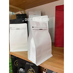 100 túi pocket giấy kraft trắng size 12*19cm đựng 250gr