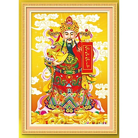 Mua Tranh đính đá Thần Tài Lg1473 (50x70) chưa đính