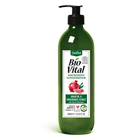 Dầu Xả Organic Nuôi Dưỡng, Phục Hồi Tóc Khô Xơ, Ngăn Ngừa Rụng Tóc Và Mọc Tóc Chiết Xuất Từ Aragn và Lựu Deba Bio Vital Argan Oil & Pomegranate - HÀNG HỮU CƠ NHẬP KHẨU