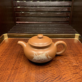 Mua Ấm trà biển phúc hồ  chế tác thủ công  gốm thô nguyên bản  nê hưng khâm châu  hoạ tiết tỷ mỉ
