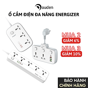 Mua Ổ cắm điện đa năng Energizer tích hợp cổng sạc nhanh Type-C chịu tải lên đến 3500W - Hàng chính hãng