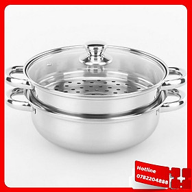 Mua Nồi Hấp Inox 2 Tầng Đa Năng Dung Tích 1 6L - Loại Tốt