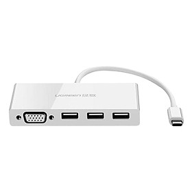 Mua Hub USB Type-C ra VGA + 3 USB 3.0 Ugreen -40375 Hàng chính hãng