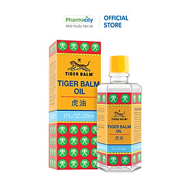 Dầu gió Tiger Balm Oil giảm đau nhức, bầm tím, bong gân