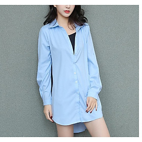 Sơ mi nữ Haint Boutique dáng suông dài rộng hot xinh HB165