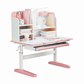 Mua Bàn học cho bé Sakawin S100+  Bàn học sinh có giá sách  Size to 1m  Tuỳ chọn loại ghế Giá nhập Độ bền 20 năm