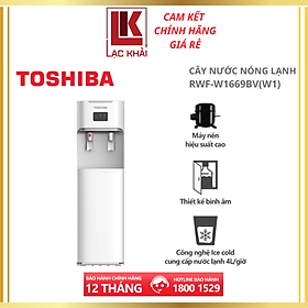 Cây nước nóng lạnh Toshiba RWF-W1669BV (W1) - Bình âm dưới, Làm lạnh bằng Block, Công nghệ Ice cold - Hàng chính hãng, Bảo hành 12 tháng chính hãng