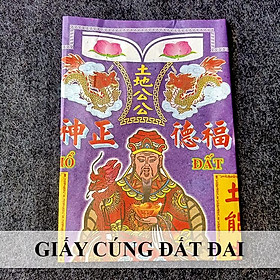 Mua Bộ Giấy Cúng Thổ Thần Đất Đai