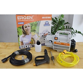 Mua Máy rửa xe áp lực cao ERGEN 6708 Máy rửa xe mini gia đình công suất 2300W moter lõi đồng cảm ứng từ tự động hút và ngắt