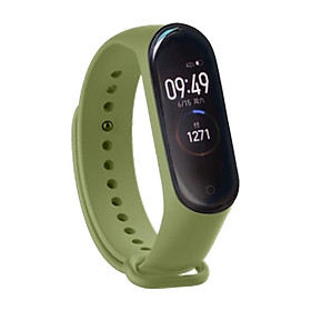 Mua Dây Đeo Thay Thế Chất Liệu Silicon Màu Trơn Cho Xiaomi 4