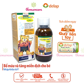 Siro Ferro C Bimbi - Bổ sung sắt, vitaminC, kẽm cho bé - Của Fitobimbi